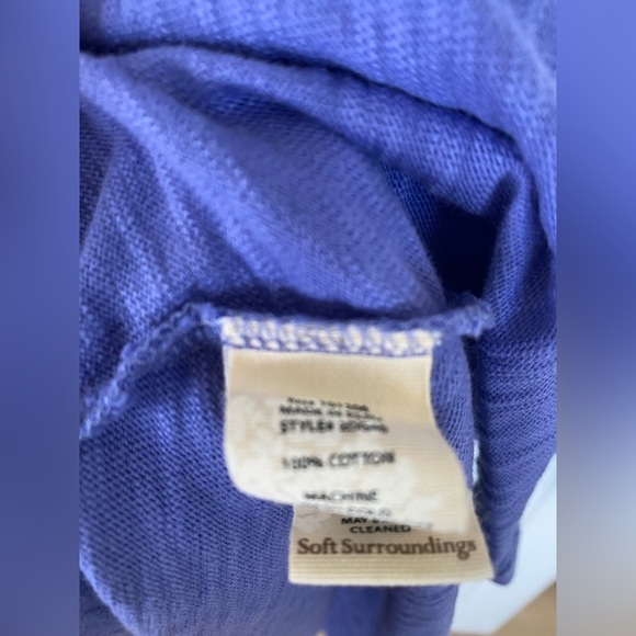 Soft Surroundings Blue Dress - Picture 3 of 4